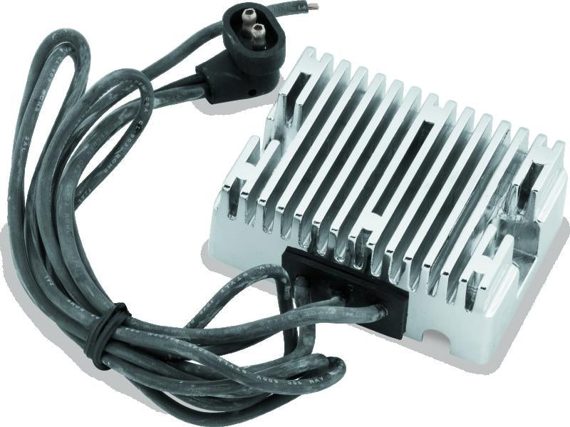 TwinPower Twin Power 89-99 Big Twin Except Twin Cam Voltage Regulator Chrome Replaces H-D 74519-88 32 Amp