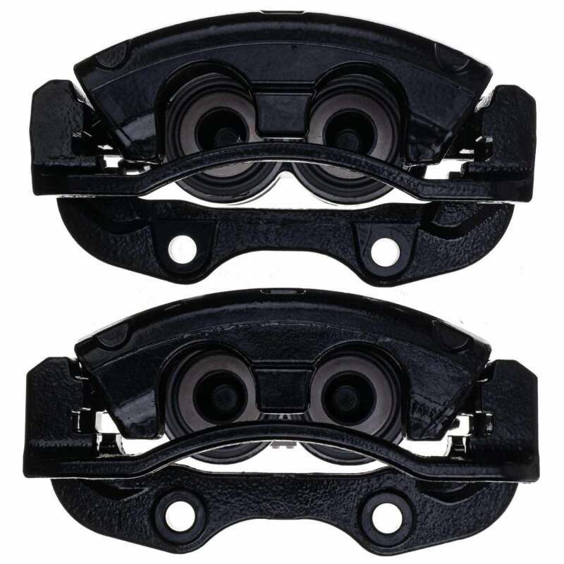 PowerStop Power Stop 02-06 Cadillac Escalade Rear Black Caliper - Pair w/Bracket