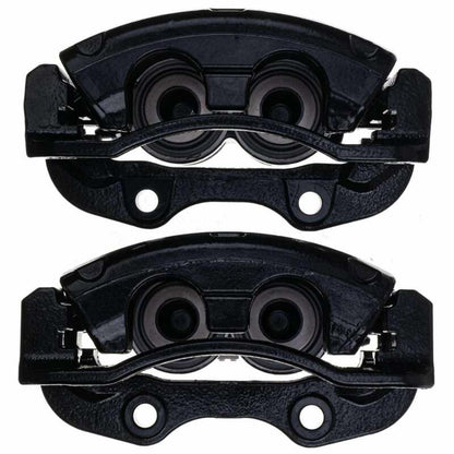 PowerStop Power Stop 02-06 Cadillac Escalade Rear Black Caliper - Pair w/Bracket