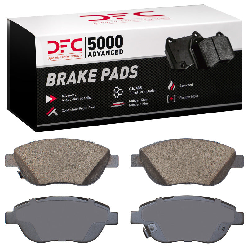 DFC 12-19 Fiat 500 (USA/Canada) Front 5000 Advanced Low Metallic Brake Pads