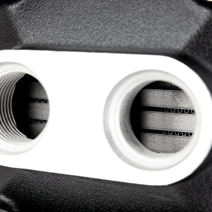 Mishimoto Universal Air-To-Water Intercooler Dual Pass (500hp) - Opposite Side Inlet/Outlet