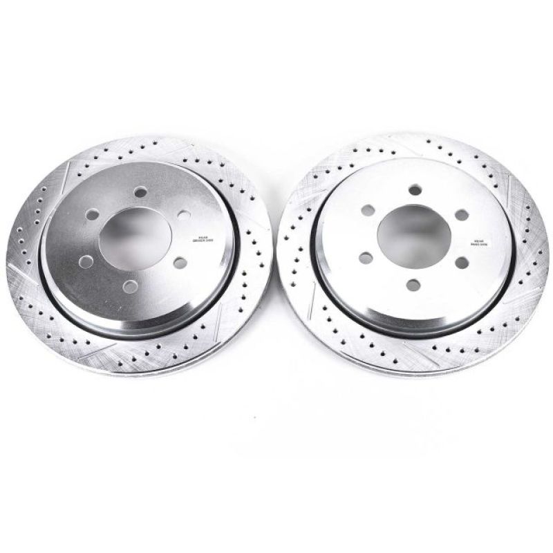 PowerStop Power Stop 02-06 Ford Expedition Rear Evolution Drilled & Slotted Rotors - Pair