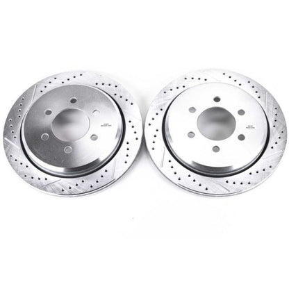PowerStop Power Stop 02-06 Ford Expedition Rear Evolution Drilled & Slotted Rotors - Pair