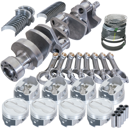 Eagle Chevy LT1350 1Pc 3.750in Crank 5.700in I-Beam Rods -18cc 4.000in Pistons Rotating Assembly