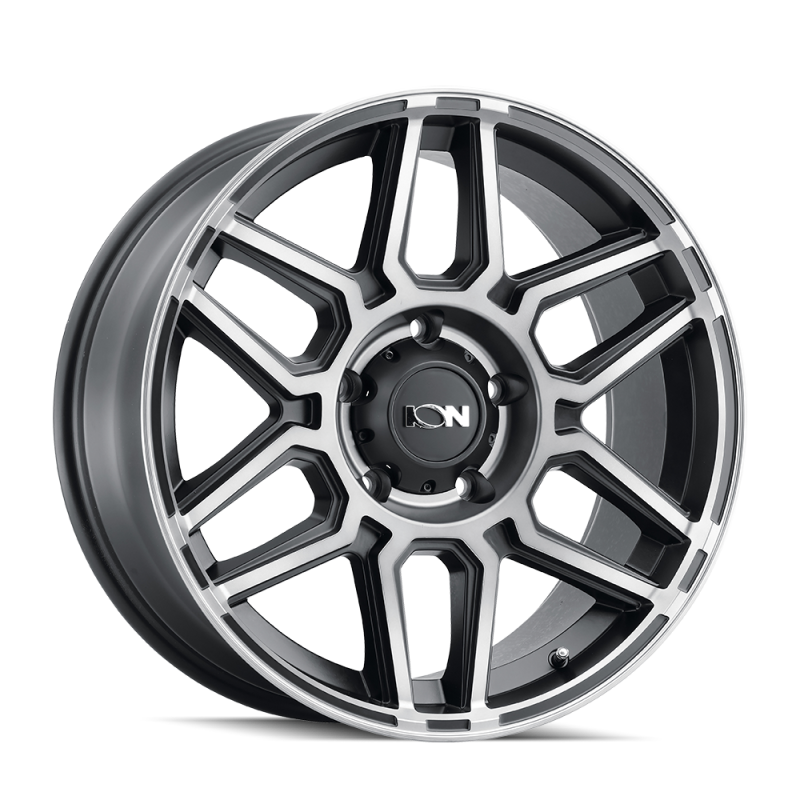 ION Wheels ION Type 146 20x9 / 6x139.7 BP / 18mm Offset / 106mm Hub Matte Black W/Machined Dart Tint Wheel