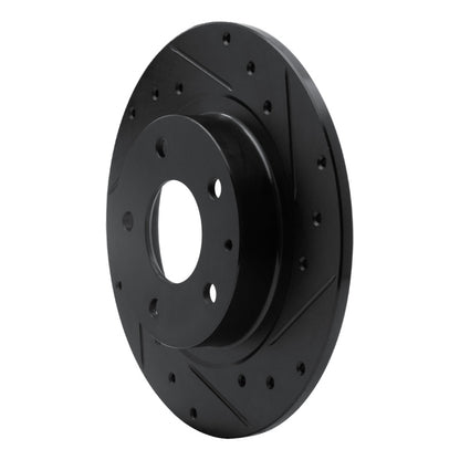 R1 Concepts R1 14-21 Mazda 6 Rear Right Drilled & Slotted Black Brake Rotor