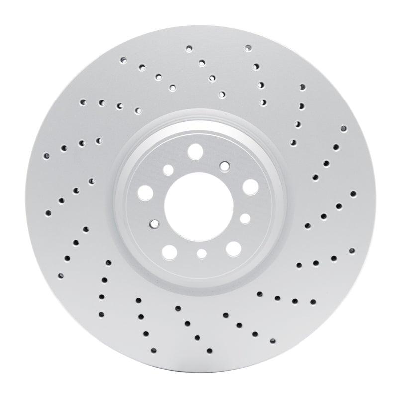 DFC 15-19 BMW X6 Right Front Drilled GeoSPEC Coated Rotor