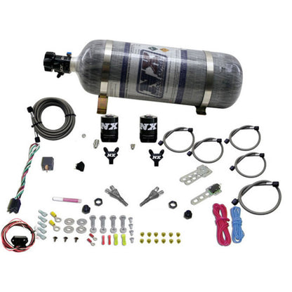 Nitrous Express 03-18 Nissan 350Z/370Z Dual Nozzle (35-150HP) w/Composite Bottle