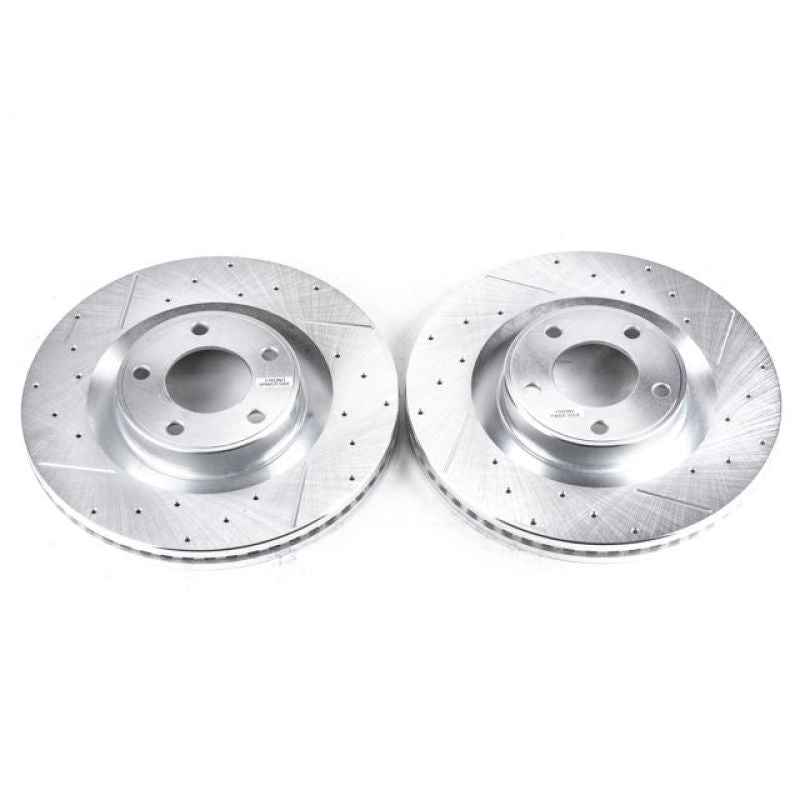 PowerStop Power Stop 07-15 Ford Edge Front Evolution Drilled & Slotted Rotors - Pair