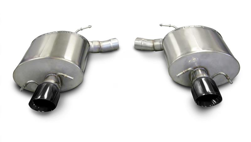 CORSA Performance Corsa 2009-2014 Cadillac CTS Sedan V 6.2L V8 Black Sport Axle-Back Exhaust