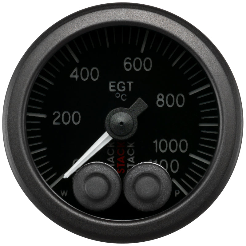 Autometer Stack 52mm 0-1100 Deg C Pro-Control Exhaust Gas Temp Gauge - Black