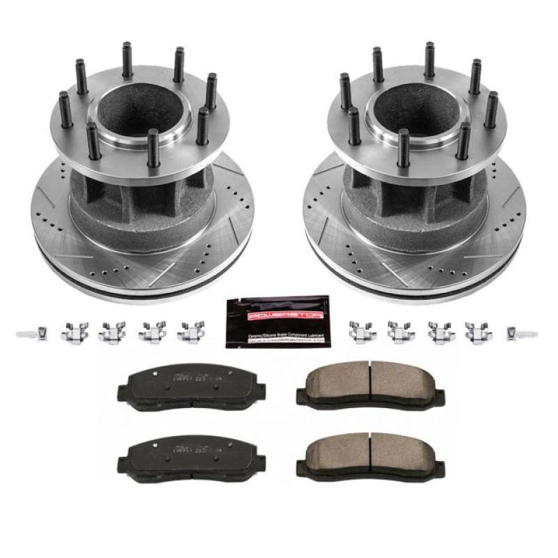 PowerStop Power Stop 07-11 Ford F-350 Super Duty Front Z23 Evolution Brake Kit