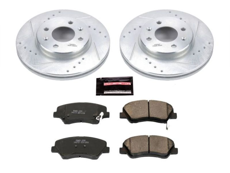 PowerStop Power Stop 12-18 Hyundai Accent Front Z23 Evolution Sport Brake Kit