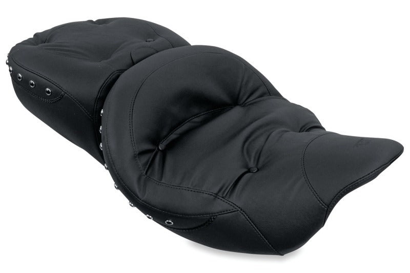 Mustang Motorcycle Mustang 08-21 Harley Electra Glide,Rd Glide, Rd King, Str Glide Touring 1PC Seat Regal - Black