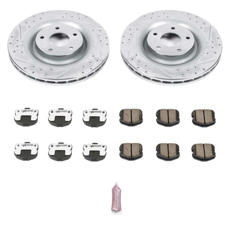 PowerStop Power Stop 06-13 Chevrolet Corvette Front Z26 Street Warrior Brake Kit