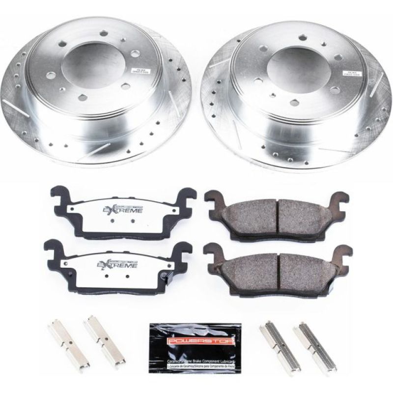 PowerStop Power Stop 06-10 Hummer H3 Rear Z36 Truck & Tow Brake Kit