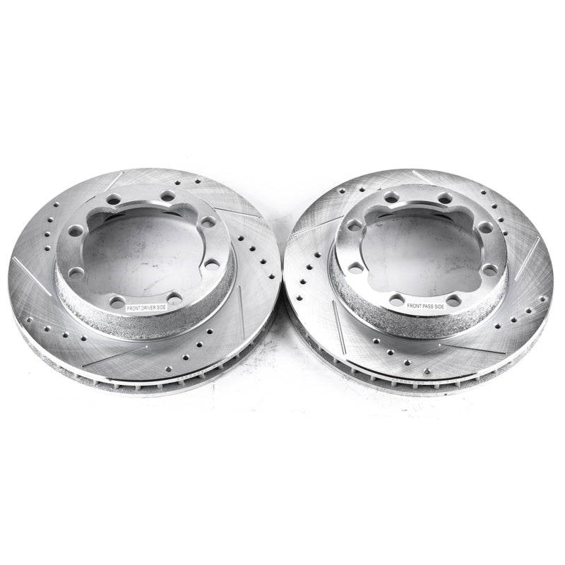 PowerStop Power Stop 94-99 Chevrolet K1500 Suburban Front Evolution Drilled & Slotted Rotors - Pair