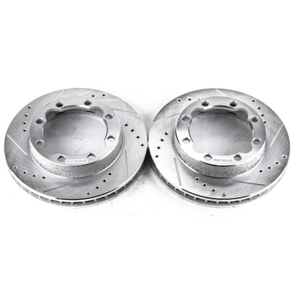 PowerStop Power Stop 94-99 Chevrolet K1500 Suburban Front Evolution Drilled & Slotted Rotors - Pair