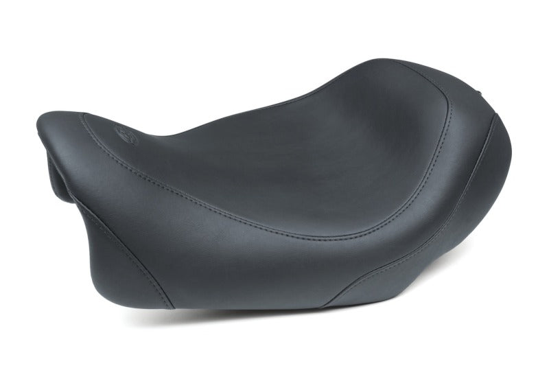 Mustang Motorcycle Mustang 14-17 Harley Fat Bob Wide Tripper Solo Seat - Black