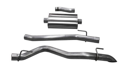 CORSA Performance Corsa 2020-2025 Jeep Gladiator JT 3.0in Cat-Back Single Side Exit w/ Turn Down Tip