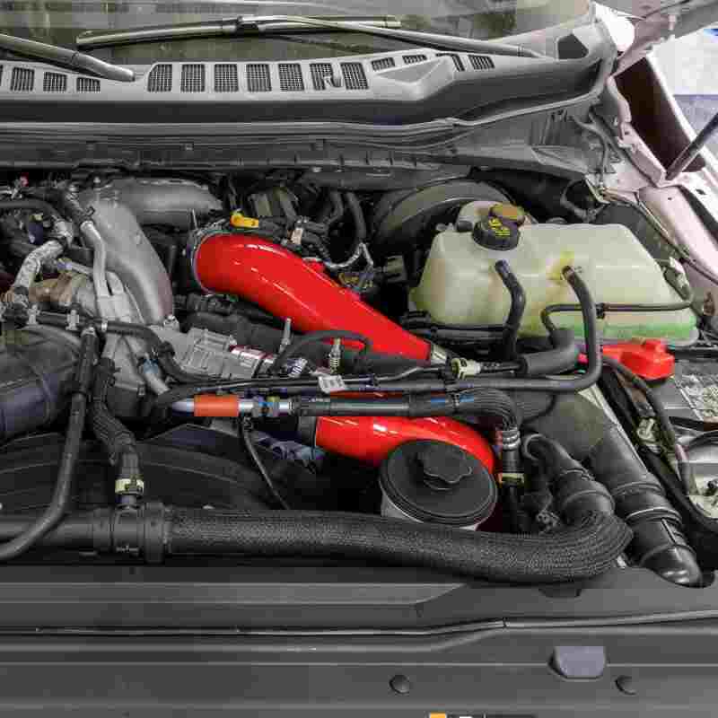 Banks Power 23-24 Ford Super Duty 6.7L High Output Boost Tube Upgrade Kit - Red