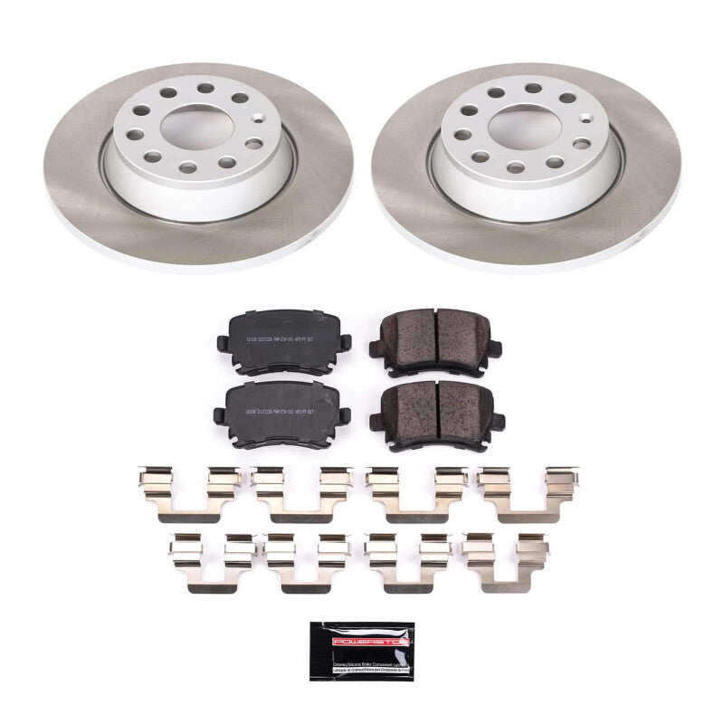 PowerStop Power Stop 2011 Volkswagen Tiguan Rear Semi-Coated Rotor Kit