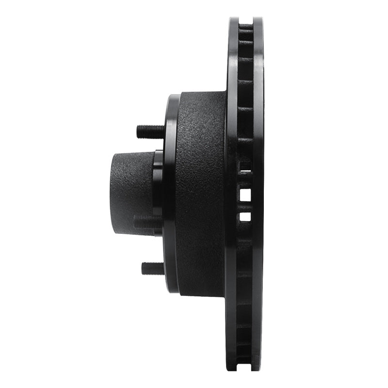 R1 Concepts R1 78-90 Buick LeSabre Front Right Drilled & Slotted Black Brake Rotor