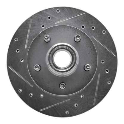 R1 Concepts R1 98-02 Ford Ranger (USA/Canada) Front Left Drilled & Slotted Silver Brake Rotor