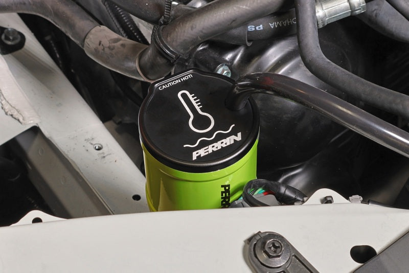 Perrin Performance PERRIN 02-26 Subaru WRX / 04-21 STI / 13-26 BRZ/GR86/FRS/86 Coolant Overflow Tank - Neon Yellow