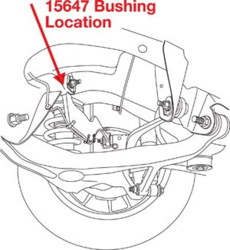 SPC Performance 07-17 GMC Acadia Rear UCA xAxis Sealed Flex Joint Bushing