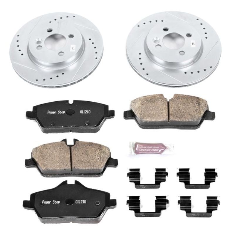 PowerStop Power Stop 07-10 Mini Cooper Front Z23 Evolution Sport Brake Kit