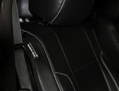 PRP Seats PRP 12-14 Ford Raptor Front Seat Covers (Pair) - Black w Silver Stitch