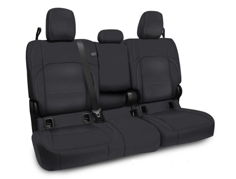 PRP Seats PRP 2020+ Jeep Gladiator JT Rear Bench Cover with Leather Interior - All Black