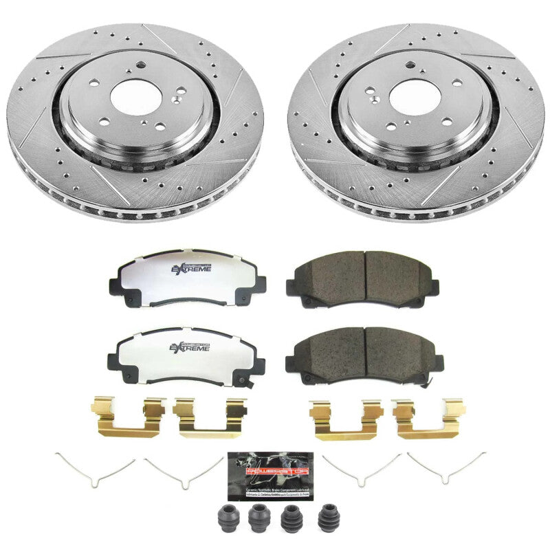 PowerStop Power Stop 15-20 Acura TLX Front Z26 Street Brake Kit