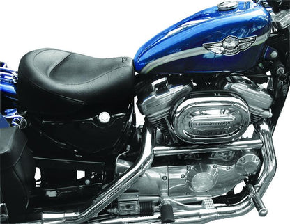 Mustang Motorcycle Mustang 82-03 Harley Sportster Wide Touring Solo Seat - Black