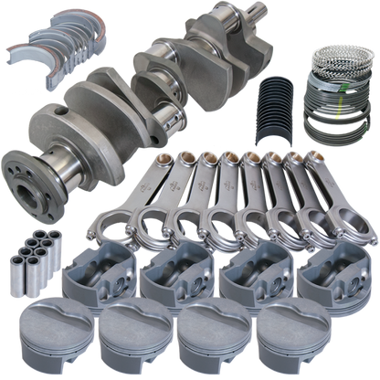 Eagle Pontiac 400 4.250in Crank 6.800in H-Beam -6cc Flat Top 4.155in Pistons Rotating Assembly