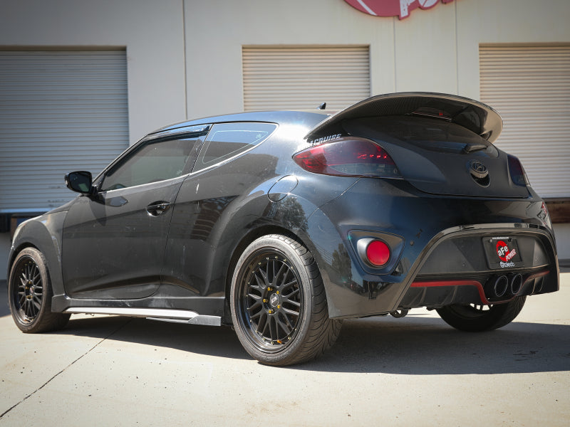aFe Takeda 2-1/2in to 3in SS-304 Cat-Back Exhausts w/ Black Tip 13-17 Hyundai Veloster L4-1.6L