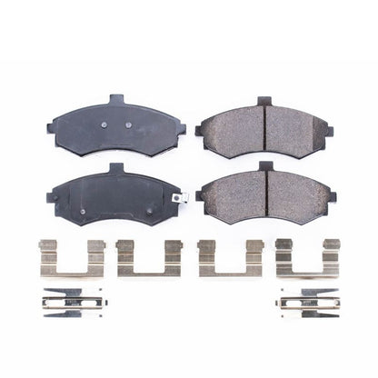 PowerStop Power Stop 02-05 Hyundai Elantra Front Z17 Evolution Ceramic Brake Pads w/Hardware
