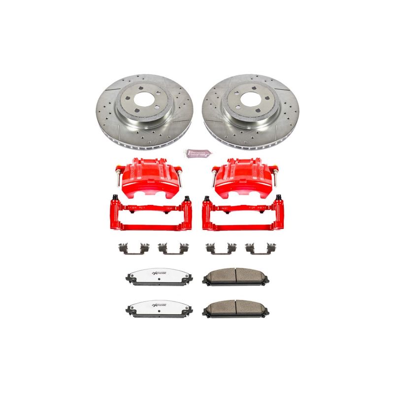 PowerStop Power Stop 12-20 Dodge Charger Front Z26 Street Kit w/Cals