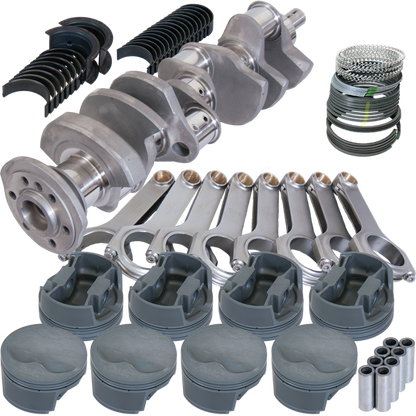 Eagle Chevy 400 3.750in Crank 6.000in H-Beam -5cc Flat Top 4.155in Pistons Rotating Assembly