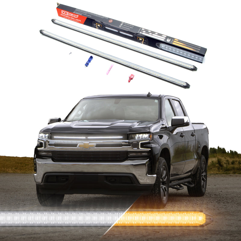 XKGLOW XK Glow 22In Switchback Grill Lights with Start-up Animation & Sequential Turn Signals