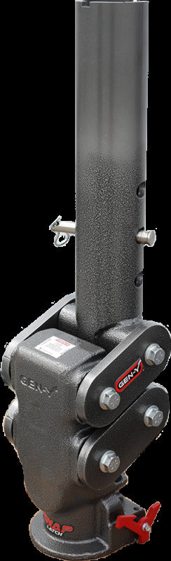 GEN-Y Hitch Gen-Y Spartan Torsion-Flex 5in Offset 4in RD Tube Gooseneck 2-5/16in Coupler Standard Height