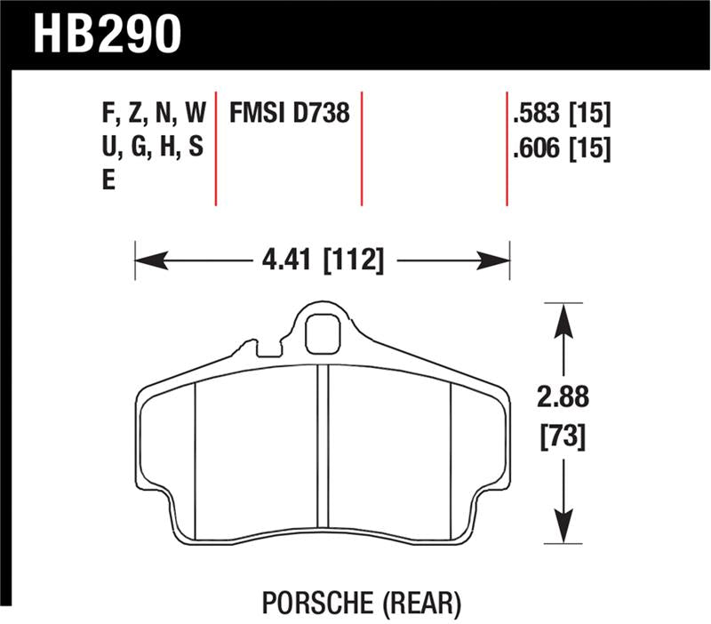 Hawk Performance Hawk HP+ Street Brake Pads