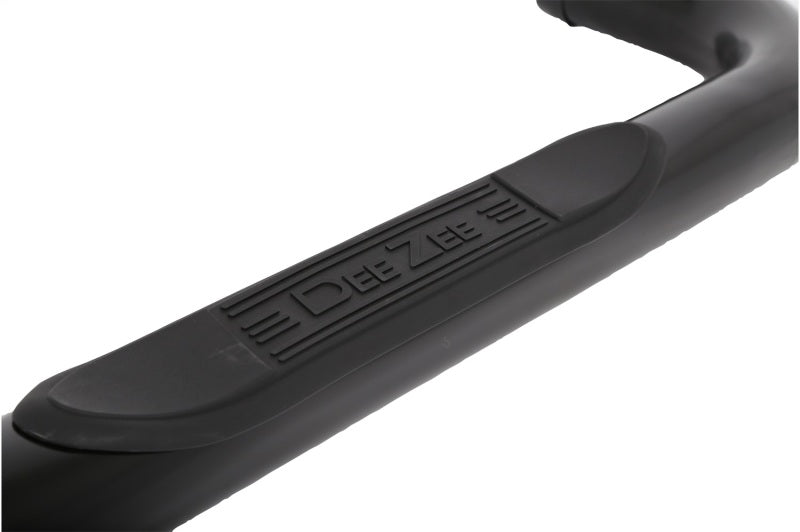 Dee Zee 14-19 Chevrolet Silverado Tubes - 3In Round Black Steel ExtCab