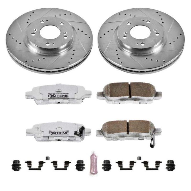 PowerStop Power Stop 02-06 Nissan Altima Rear Z26 Street Warrior Brake Kit