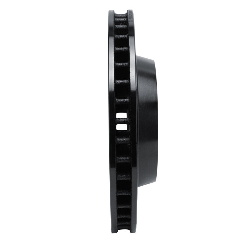 R1 Concepts R1 67-67 Ford Galaxie Front Right Drilled & Slotted Black Brake Rotor