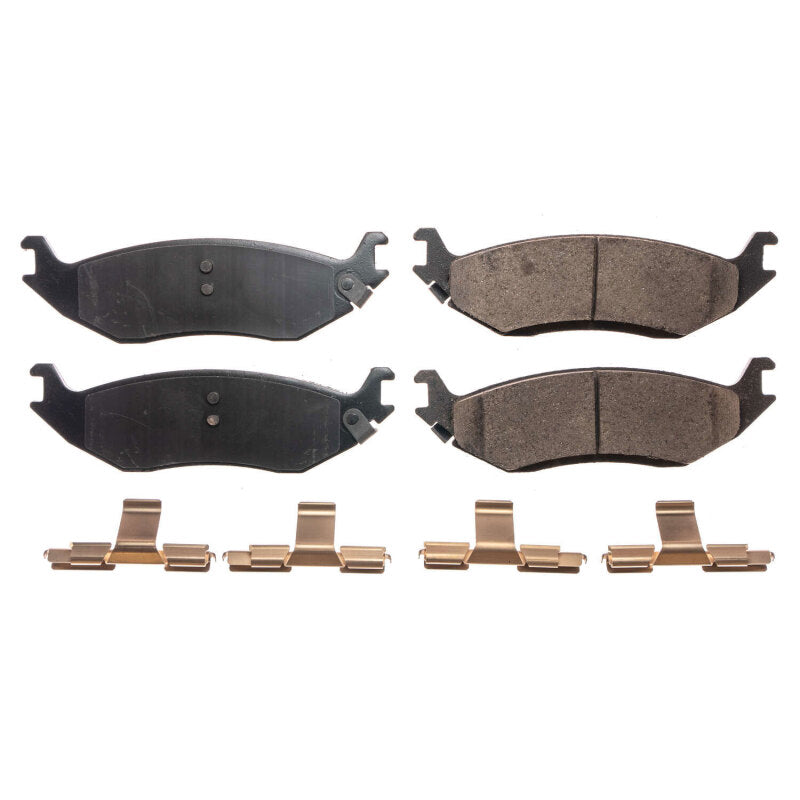 PowerStop Power Stop 07-09 Chrysler Aspen Rear Z17 Evolution Ceramic Brake Pads w/Hardware