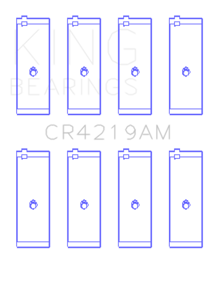 King Engine Bearings Toyota 1RZ (Size 0.25) Connecting Rod Bearing Set