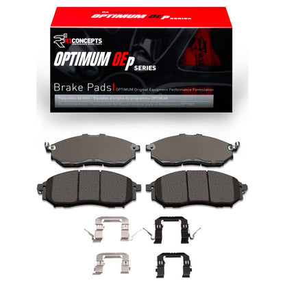 R1 Concepts R1 05-13 Infiniti FX45 Front Optimum OE Pads & Hardware Kit