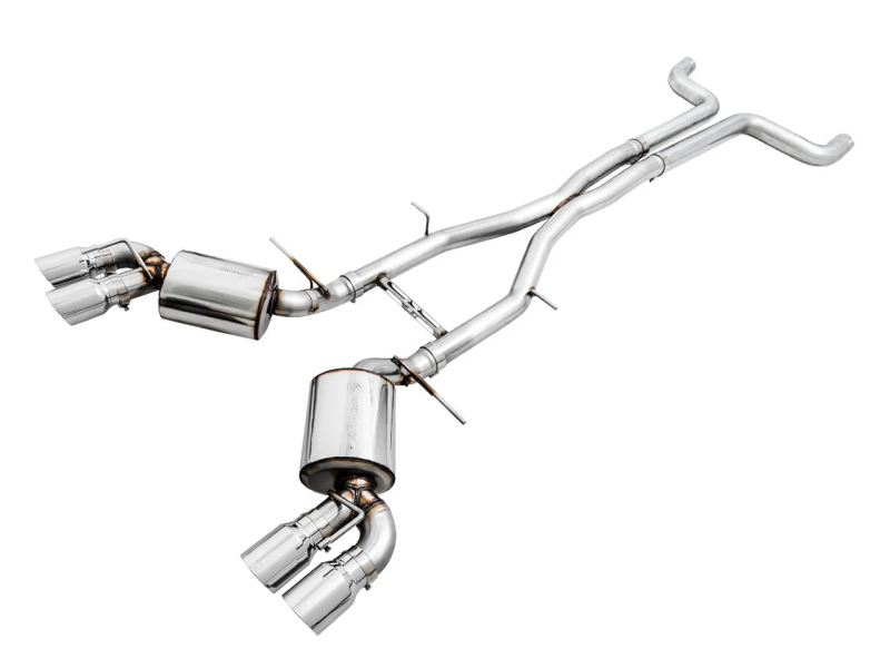 AWE Tuning 16-19 Chevy Camaro SS Non-Res Cat-Back Exhaust -Touring Edition (Quad Chrome Silver Tips)